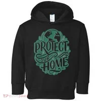 Protect Our Home Earth Day Toddler Hoodie thumb 0
