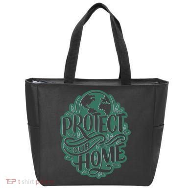 Protect Our Home Earth Day Tote Bag