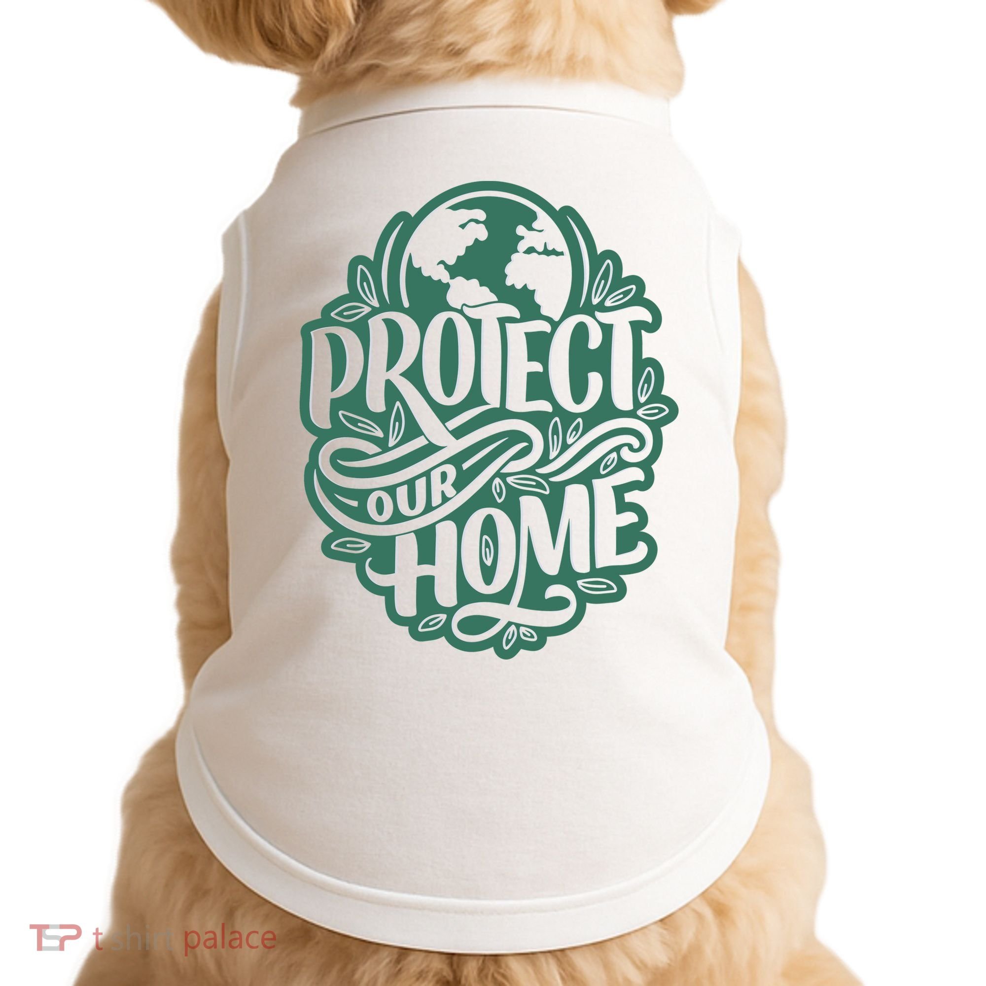 Protect Our Home Earth Day Doggie Tank