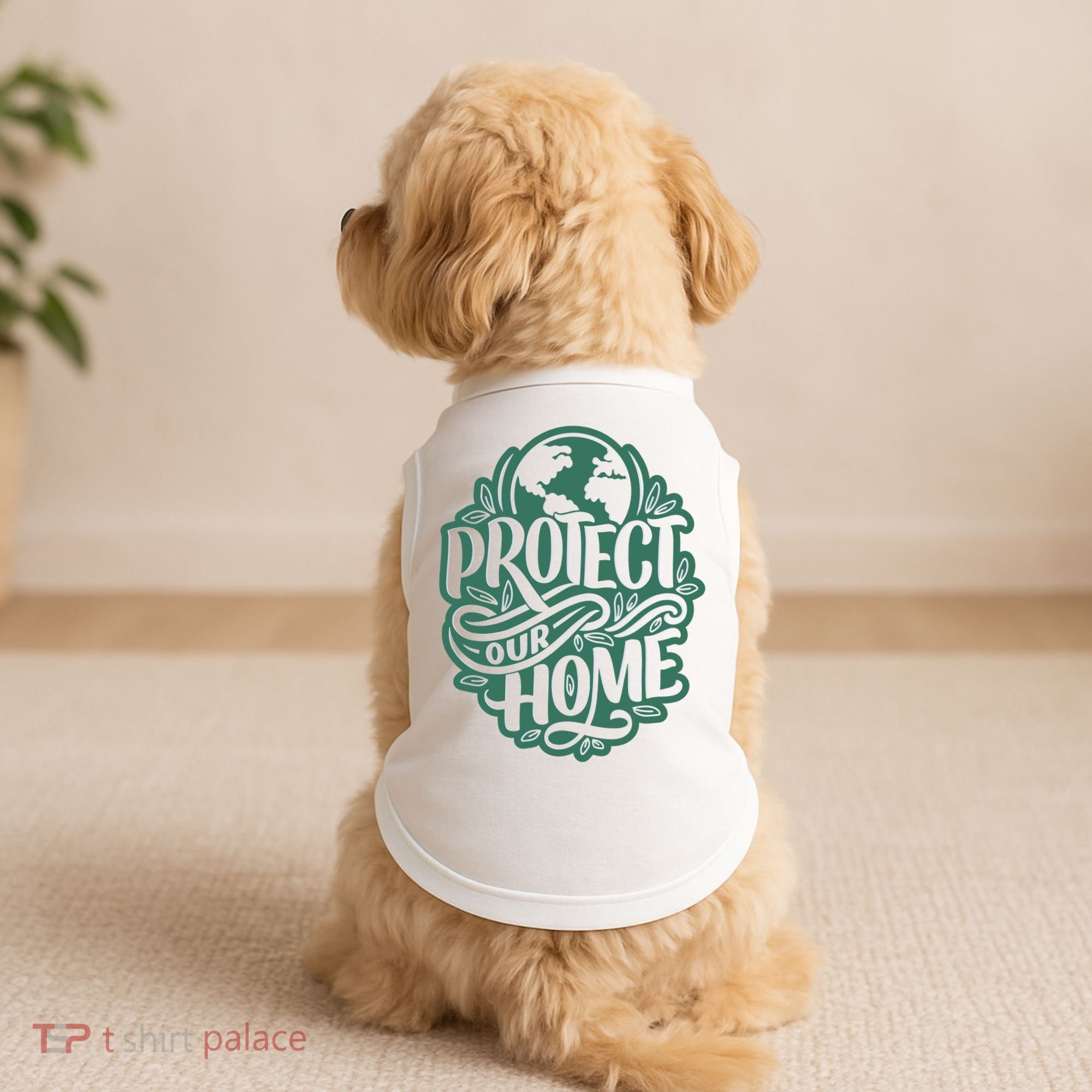 Protect Our Home Earth Day Doggie Tank