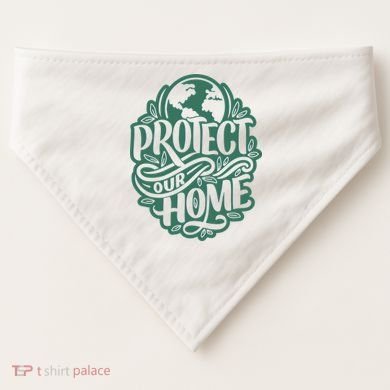 Protect Our Home Earth Day USA-Made Doggie Bandana