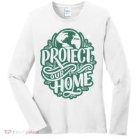 Protect Our Home Earth Day Women's Long Sleeve Shirt thumb 0