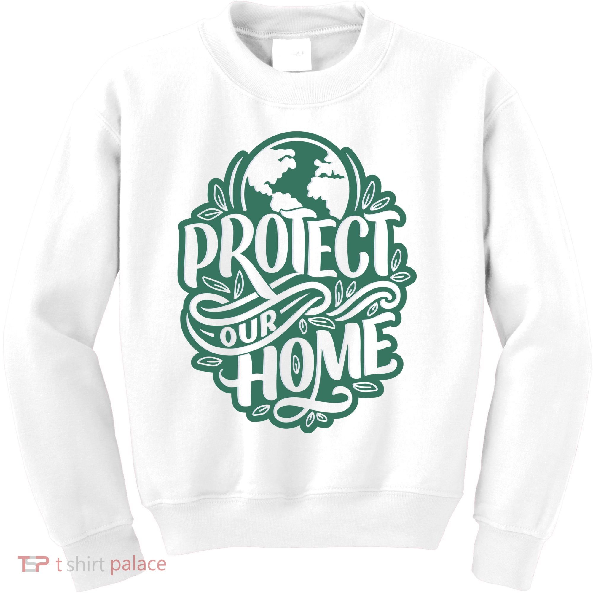 Protect Our Home Earth Day Kids Sweatshirt
