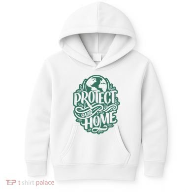 Protect Our Home Earth Day Kids Hoodie