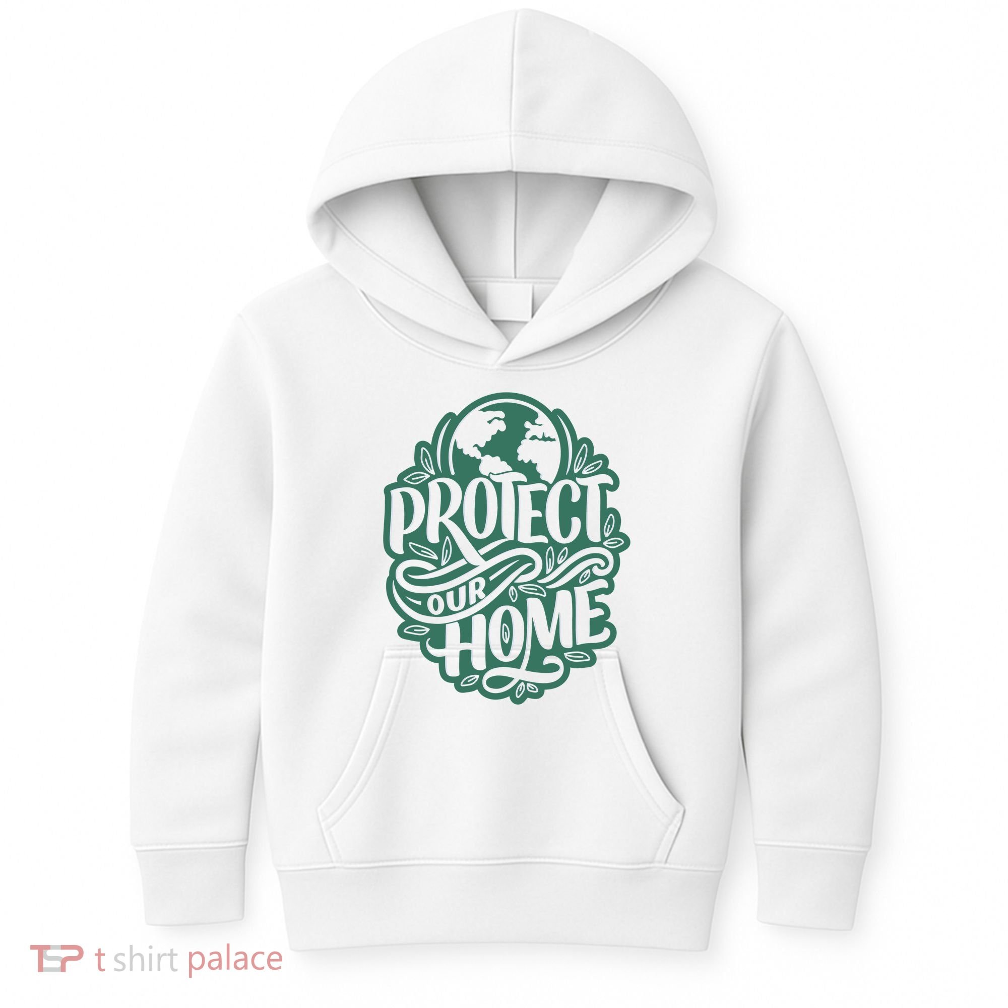Protect Our Home Earth Day Kids Hoodie