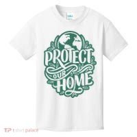 Protect Our Home Earth Day Kids T-Shirt thumb 0