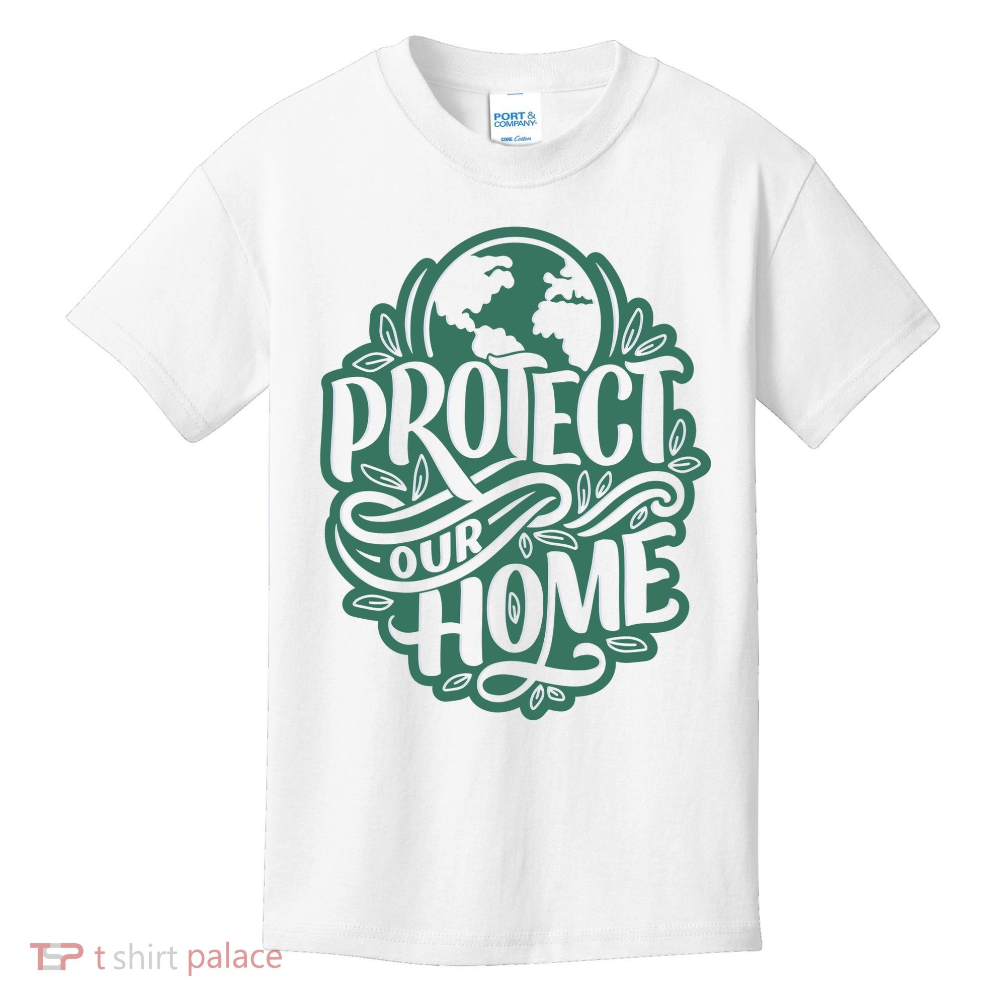 Protect Our Home Earth Day Kids T-Shirt