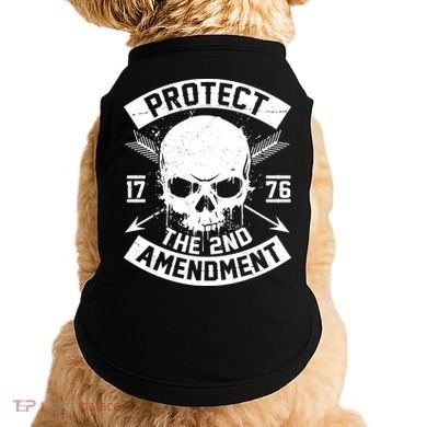 Protect The 2nd Amendment 1776 Arrow Skull Doggie Tank