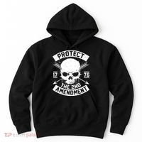 Protect The 2nd Amendment 1776 Arrow Skull Hoodie thumb 0