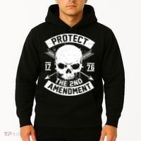 Protect The 2nd Amendment 1776 Arrow Skull Hoodie thumb 2