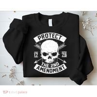 Protect The 2nd Amendment 1776 Arrow Skull Sweatshirt thumb 2