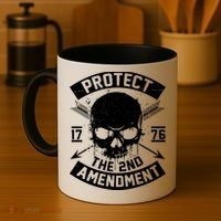 Protect The 2nd Amendment 1776 Arrow Skull Coffee Mug thumb 4