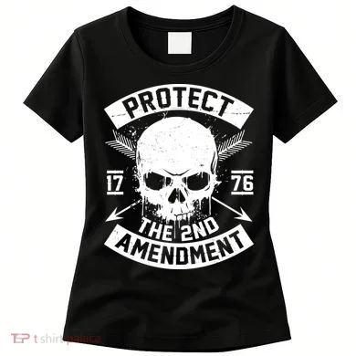 Protect The 2nd Amendment 1776 Arrow Skull Women's T-Shirt