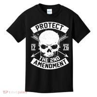 Protect The 2nd Amendment 1776 Arrow Skull Kids T-Shirt thumb 0