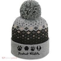 Protect Wildlife The Baniff Cuffed Pom Beanie thumb 0
