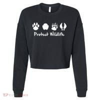 Protect Wildlife Cropped Pullover Crew thumb 0