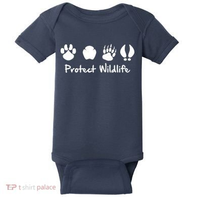 Protect Wildlife Baby Bodysuit