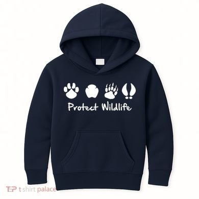 Protect Wildlife Kids Hoodie