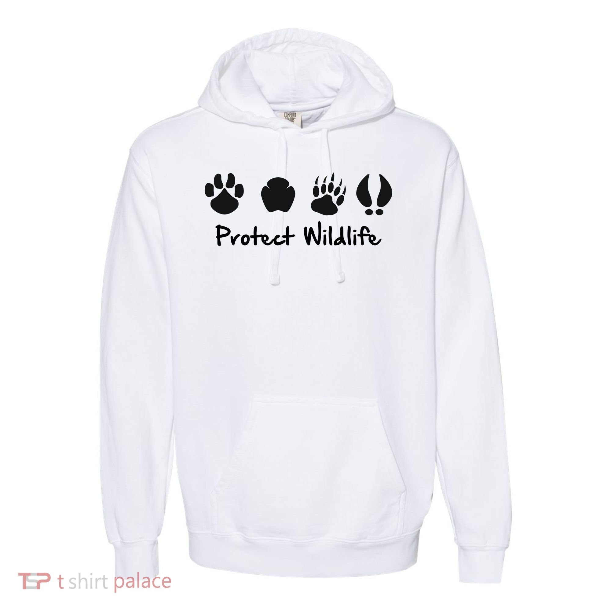 Protect Wildlife Comfort Colors Garment-Dyed Hooded Sweatshirt