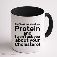 Protein Cholesterol Workout Coffee Mug thumb 1
