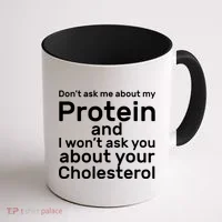 Protein Cholesterol Workout Coffee Mug thumb 1