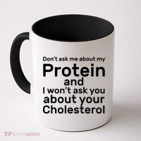 Protein Cholesterol Workout Coffee Mug thumb 0