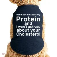 Protein Cholesterol Workout Doggie Tank thumb 0