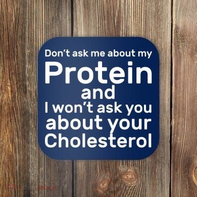 Protein Cholesterol Workout Coaster