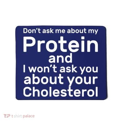 Protein Cholesterol Workout Mousepad