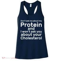Protein Cholesterol Workout Women's Tank Top thumb 0