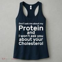 Protein Cholesterol Workout Women's Tank Top thumb 3