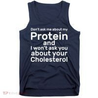 Protein Cholesterol Workout Tank Top thumb 0