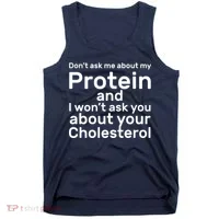 Protein Cholesterol Workout Tank Top thumb 0