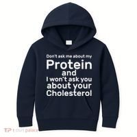 Protein Cholesterol Workout Kids Hoodie thumb 0