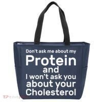 Protein Cholesterol Workout Tote Bag thumb 0
