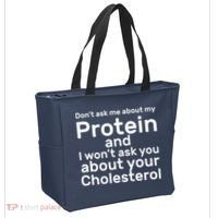 Protein Cholesterol Workout Tote Bag thumb 2
