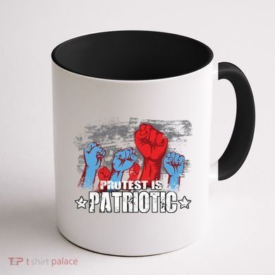 Protest Is Patriotic Coffee Mug back