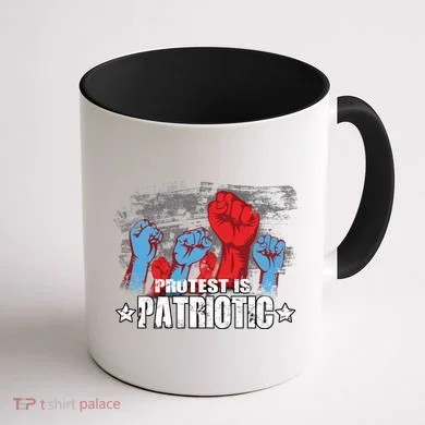 Protest Is Patriotic Coffee Mug back