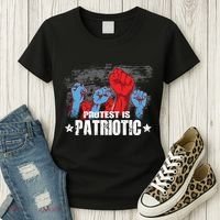 Protest Is Patriotic Women's T-Shirt thumb 3