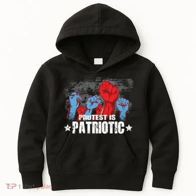 Protest Is Patriotic Kids Hoodie