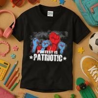 Protest Is Patriotic Kids T-Shirt thumb 3