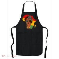 Proud African American Woman Head Wrap Apron thumb 0