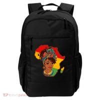 Proud African American Woman Head Wrap Backpack thumb 0