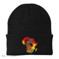 Proud African American Woman Head Wrap Beanie thumb 0
