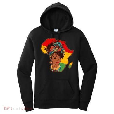 Proud African American Woman Head Wrap Women's Hoodie