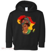 Proud African American Woman Head Wrap Toddler Hoodie thumb 0