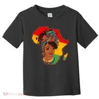 Proud African American Woman Head Wrap Toddler T-Shirt thumb 0