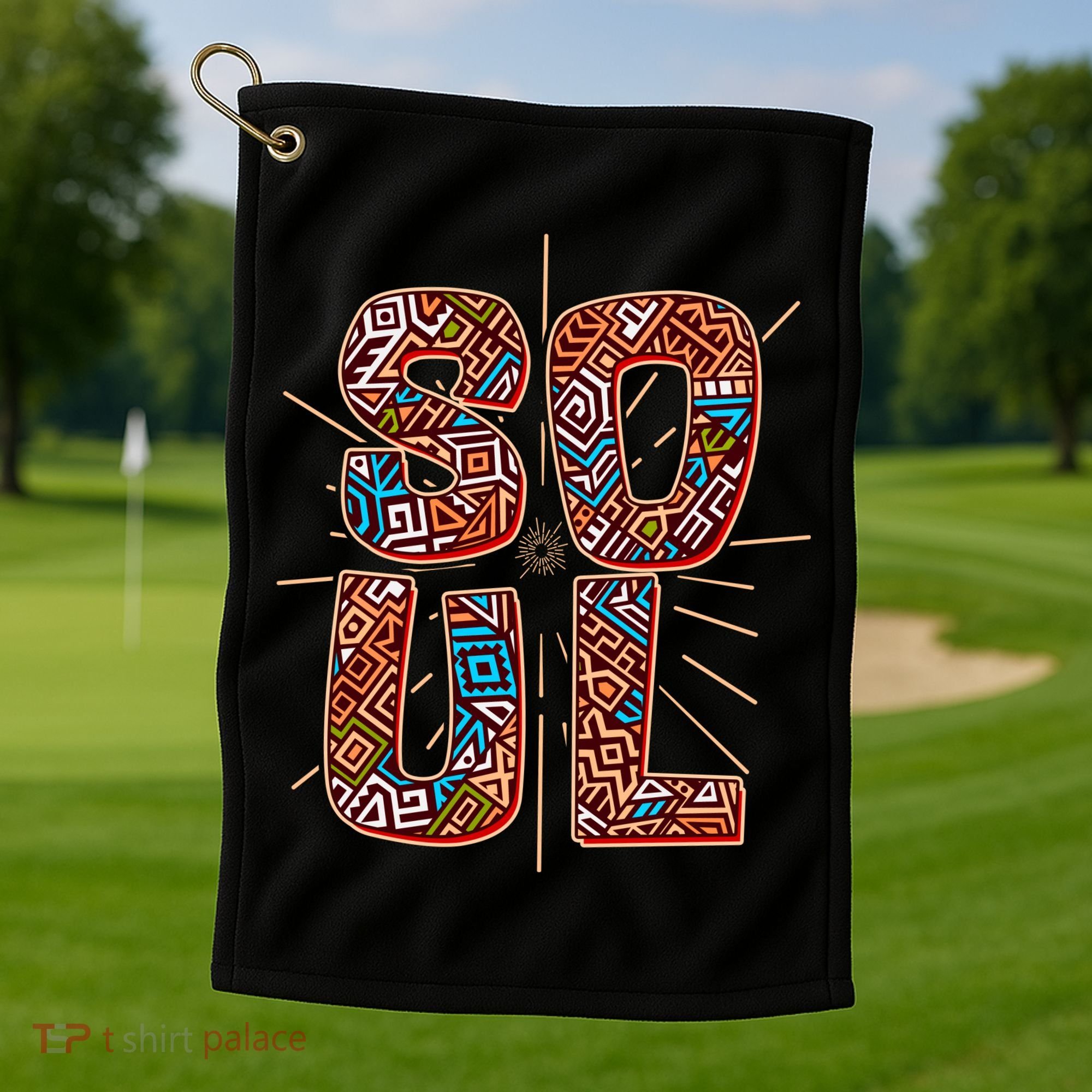 Proud African Soul Golf Towel