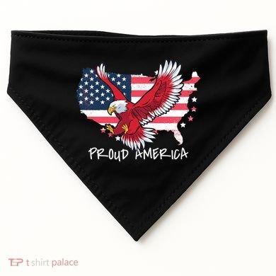 Proud American Eagle USA-Made Doggie Bandana