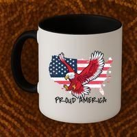 Proud American Eagle Coffee Mug thumb 2